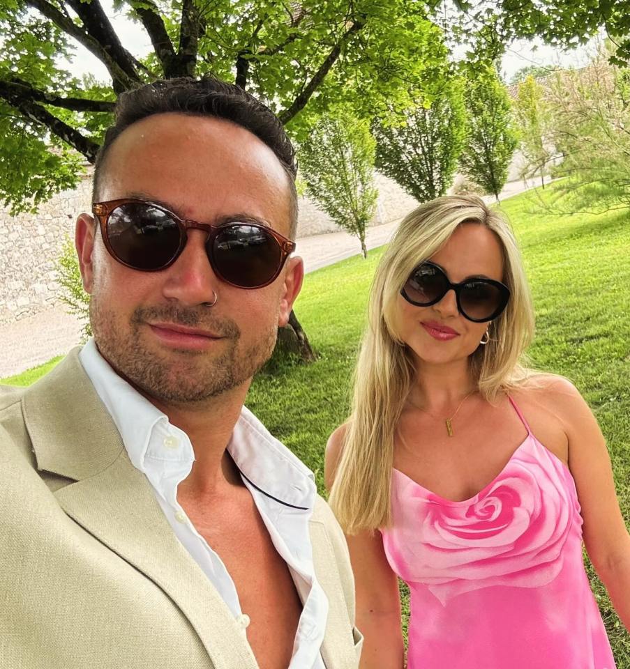 Pretty in pink, Tina shared some snaps from the wedding on her social media