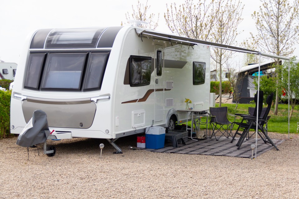 You need to check towing rules for your caravan