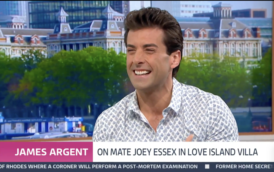 TOWIE's James Argent looked slimmer than ever on Monday's GMB