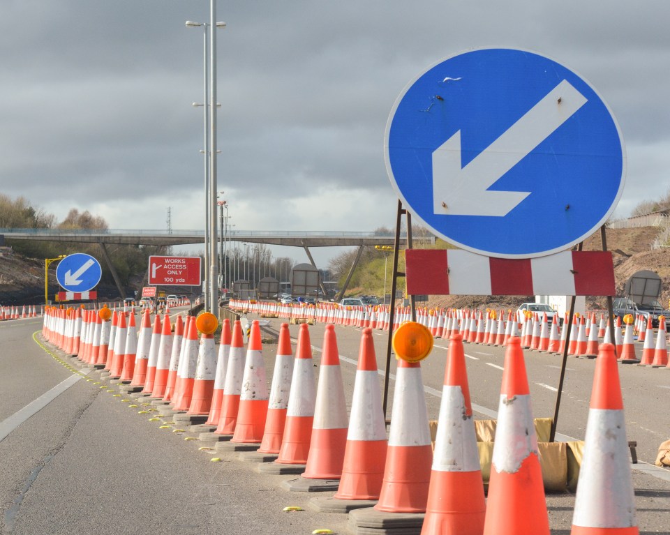 Roadworks coming to a major motorway could cause travel chaos for commuters