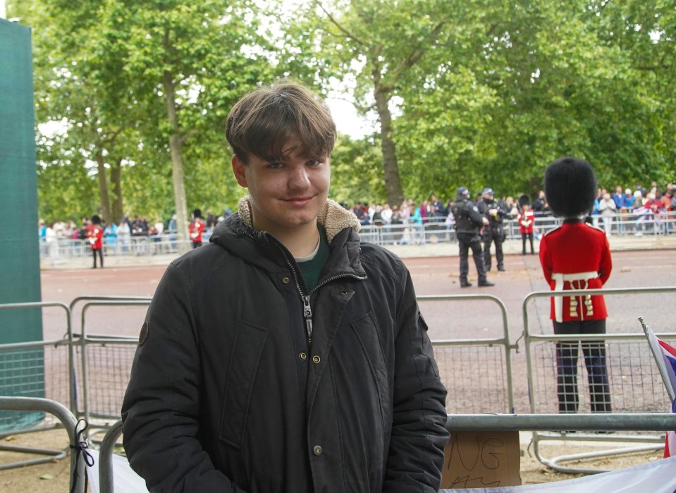 Ben McLean, 15, from Welwyn Garden City, Hertfordshire, is a major royal fan