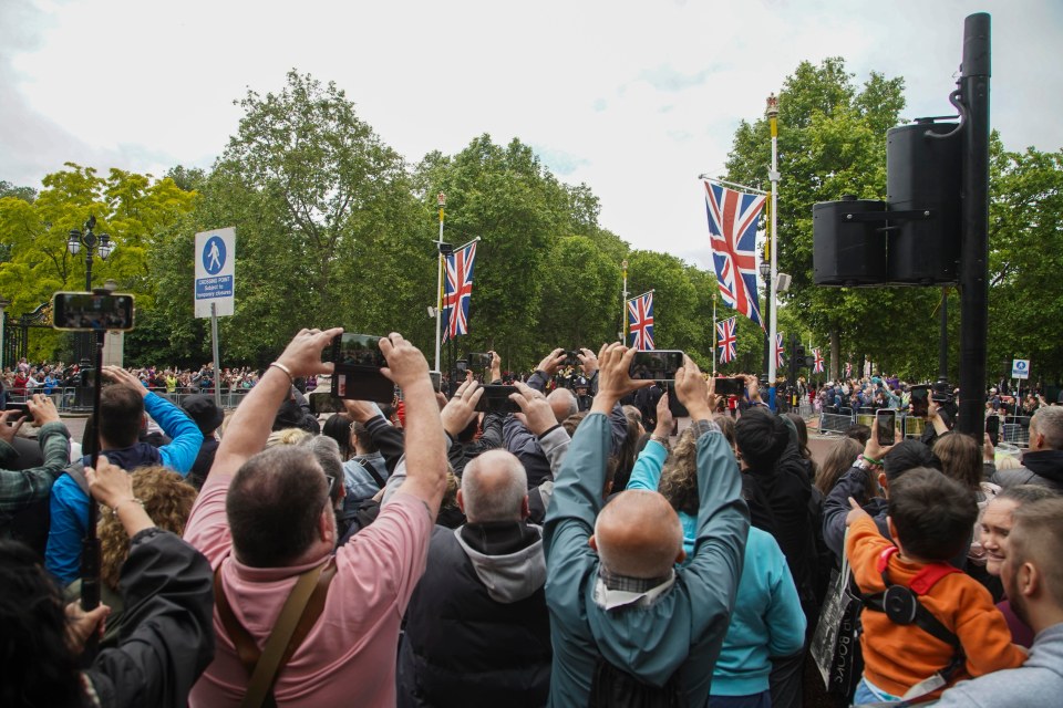 The rainy weather failed to put the crowds off