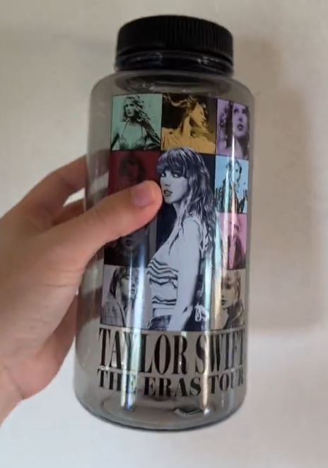 One of the official Taylor Swift water bottles for £15