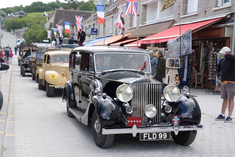 The car itself actually landed in Normandy in 1944