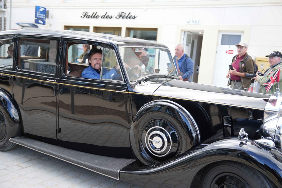 The stunning motor has now arrived back in France to celebrate the 80th anniversary of the D-Day landings