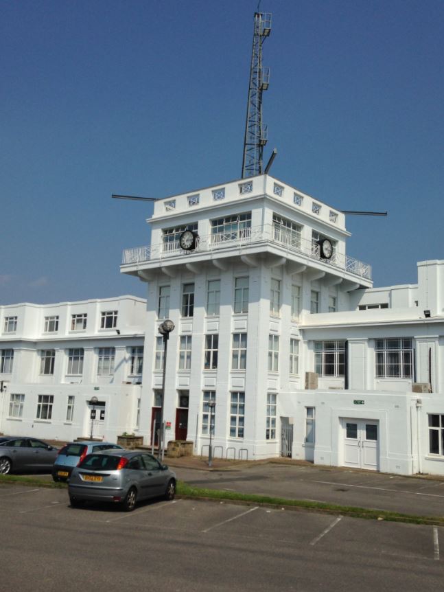 The control tower is part of the attraction