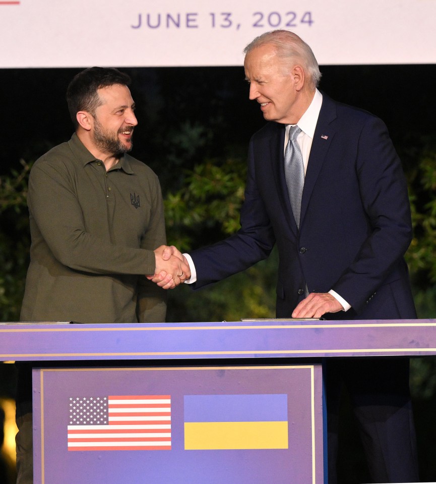 US President Joe Biden signed a 10-year security agreement with Ukrainian president Voloydmyr Zelensky on Thursday