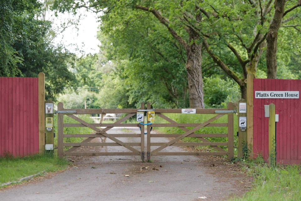 The gates had been locked shut