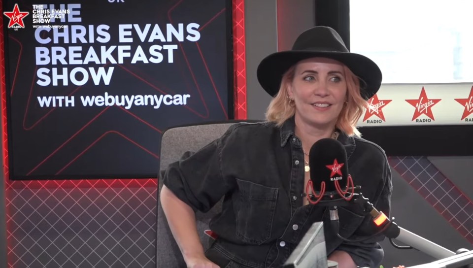 Claire Richards appeared on Chris Evans' Virgin Radio Breakfast Show