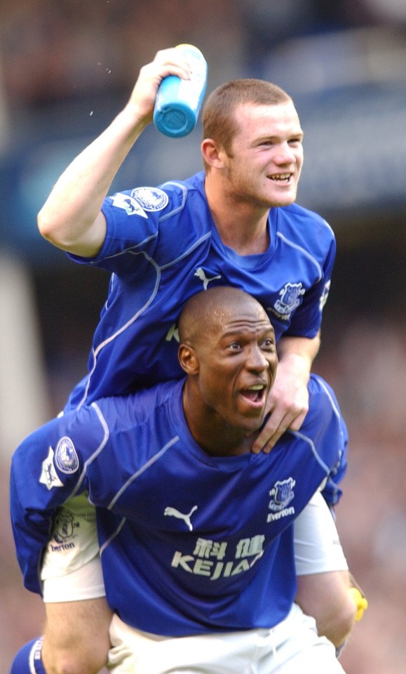 Campbell played with Wayne Rooney at Everton