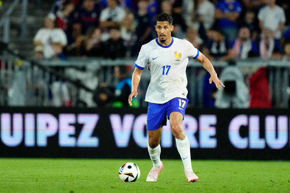 Saliba has featured for Les Bleus in their warm-up matches