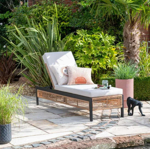 This stylish lounger from Dunelm is available with 30% off