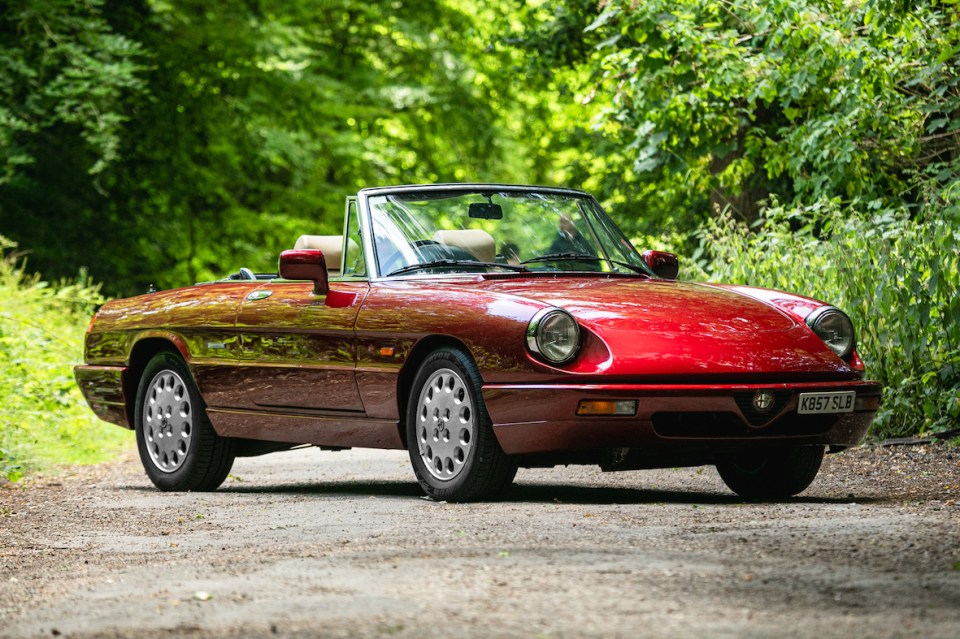 This stunning Alfa Romeo appeared in Absolutely Fabulous in 1994