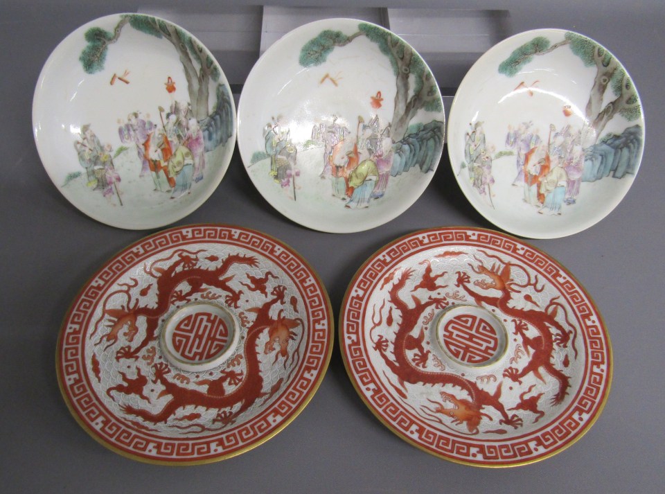 Someone paid £35,000 for these five Chinese saucers