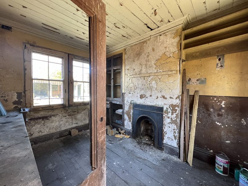 Inside the rural Welsh train station