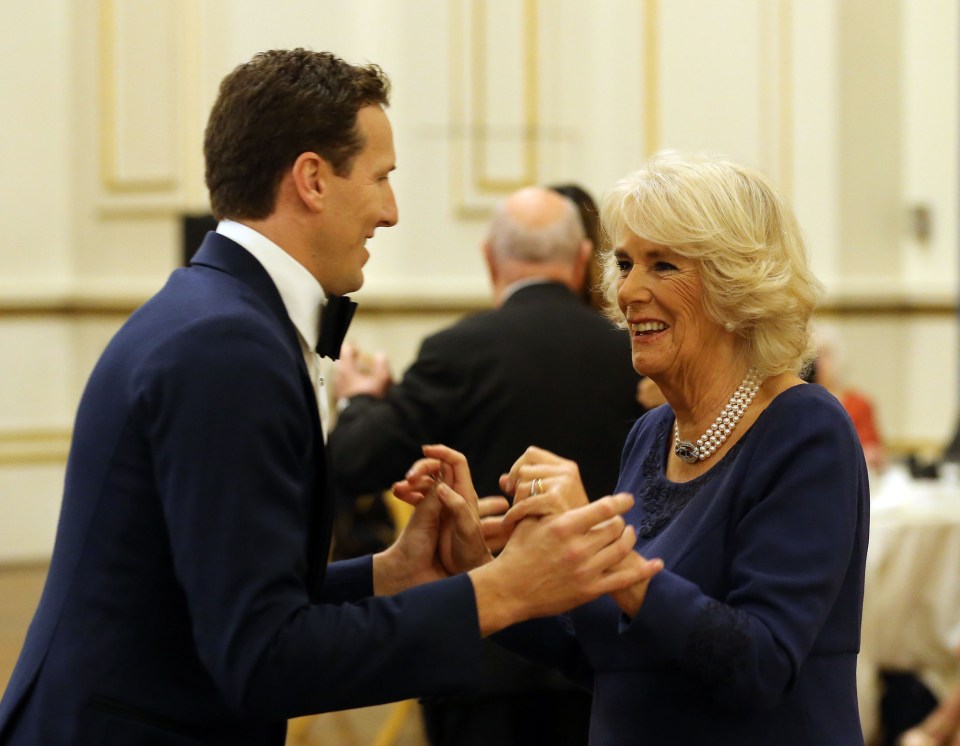 Bosses were said to be furious when he broke protocol and asked Camilla for a dance