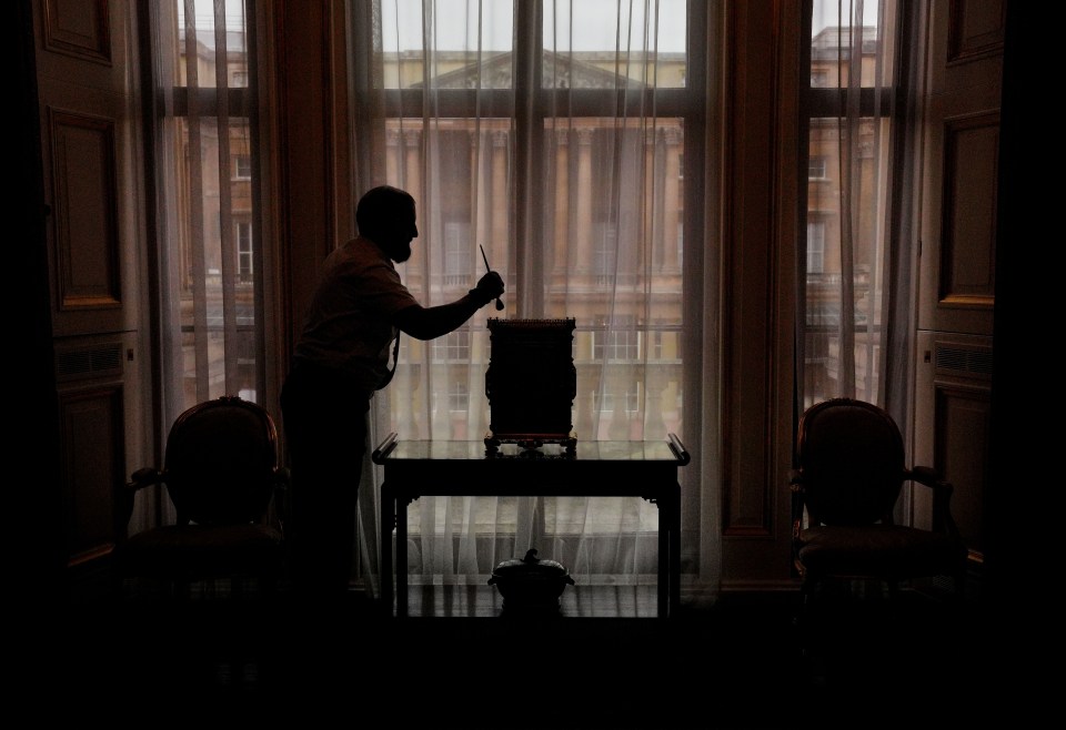 Guests will not be able to access the famous palace balcony, which remains off limits