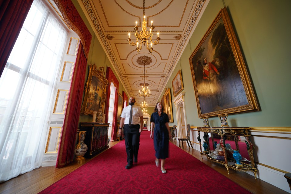 Guests will be able to walk through the Principal Corridor, which is being opened to visitors for the first time this summer