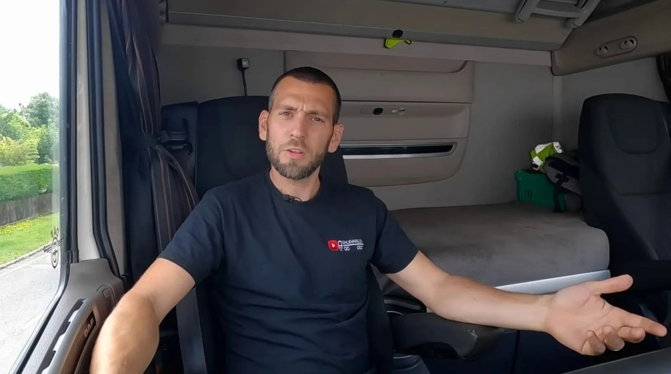 Ashley Hale revealed what he earned as an HGV driver