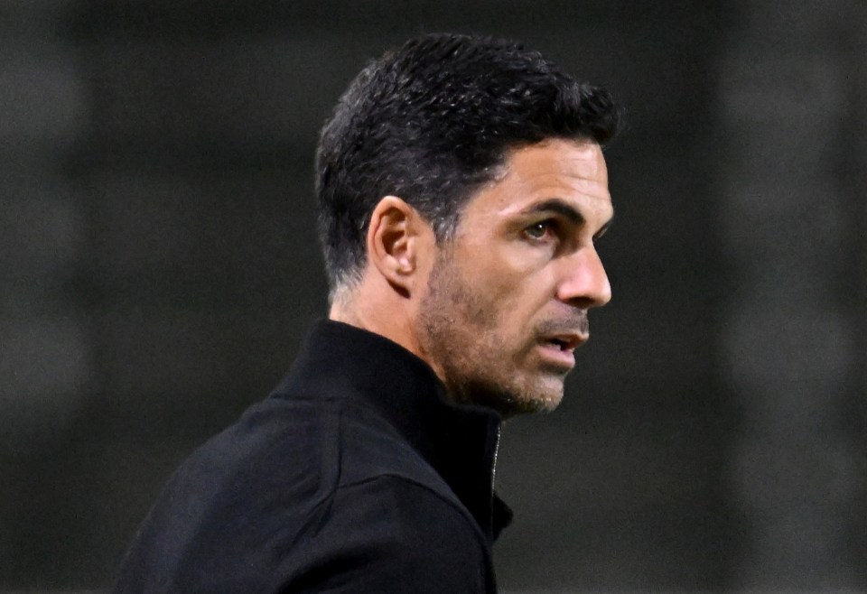 CARSON, CALIFORNIA - JULY 24: Arsenal FC manager Mikel Arteta looks on during the second half against AFC Bournemouth at Dignity Health Sports Park on July 24, 2024 in Carson, California. (Photo by Stuart MacFarlane/Arsenal FC via Getty Images)