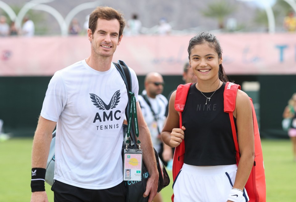 Andy Murray is set to play with Emma Raducanu