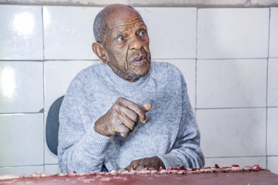 Ben Ngemani Mabuza, 111, is the second oldest man in the world