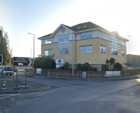 The Wyldecrest Park site in Thurrock, Essex, which Alfie plans to turn into an 'iconic' superstructure