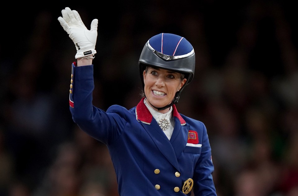 The dressage rider is Team GB's most decorated female athlete tied with Laura Kenny