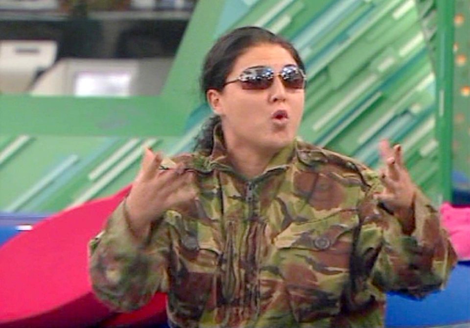 Nadia during a ruckus on Big Brother