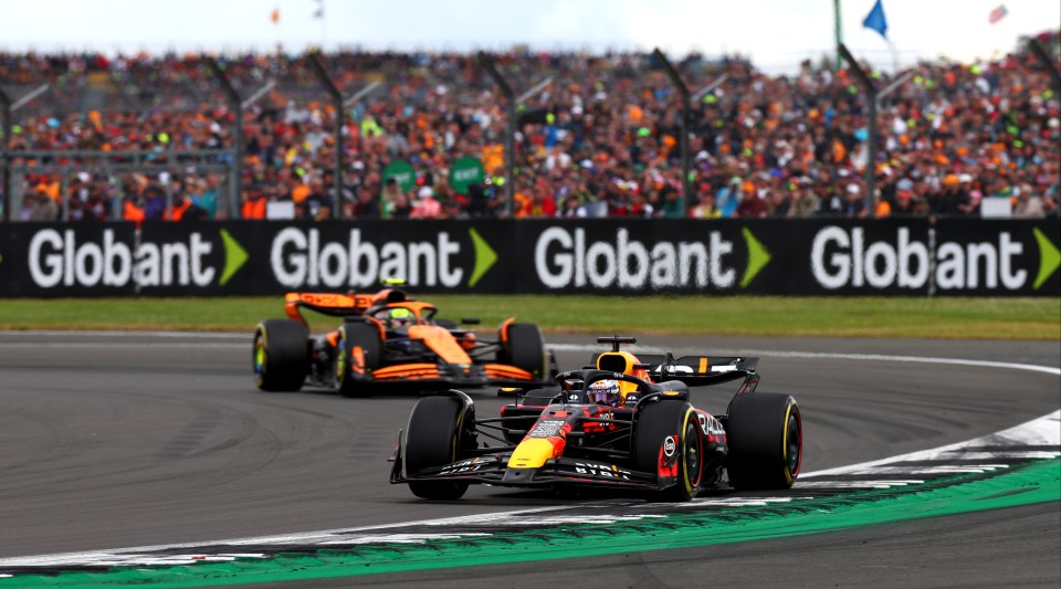 Verstappen overtook Norris late on to claim second place