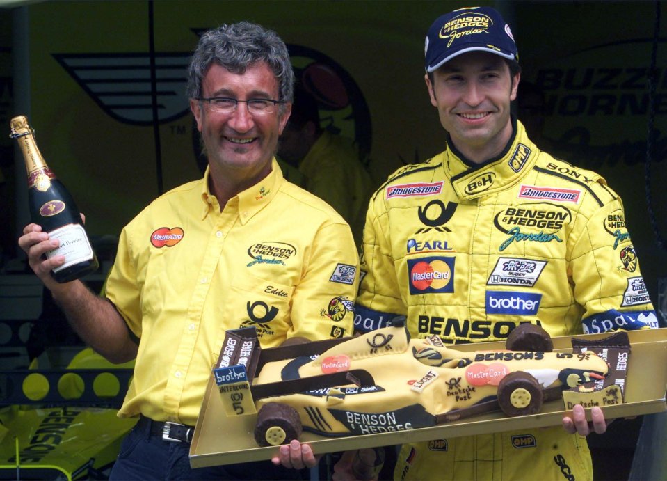 He was surprisingly sacked by Jordan F1 team in 2001