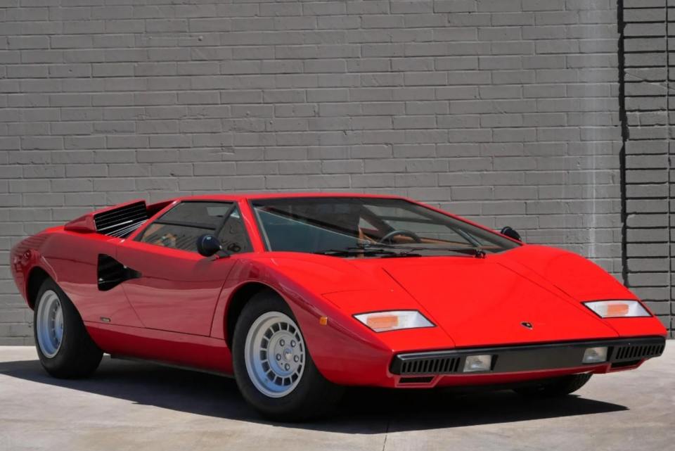 This vintage Lamborghini has gone up for auction in LA