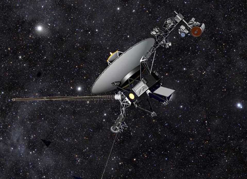 I’m going to try to cheer you up by publishing a picture of the Voyager One space probe, which is four billion miles away from Earth