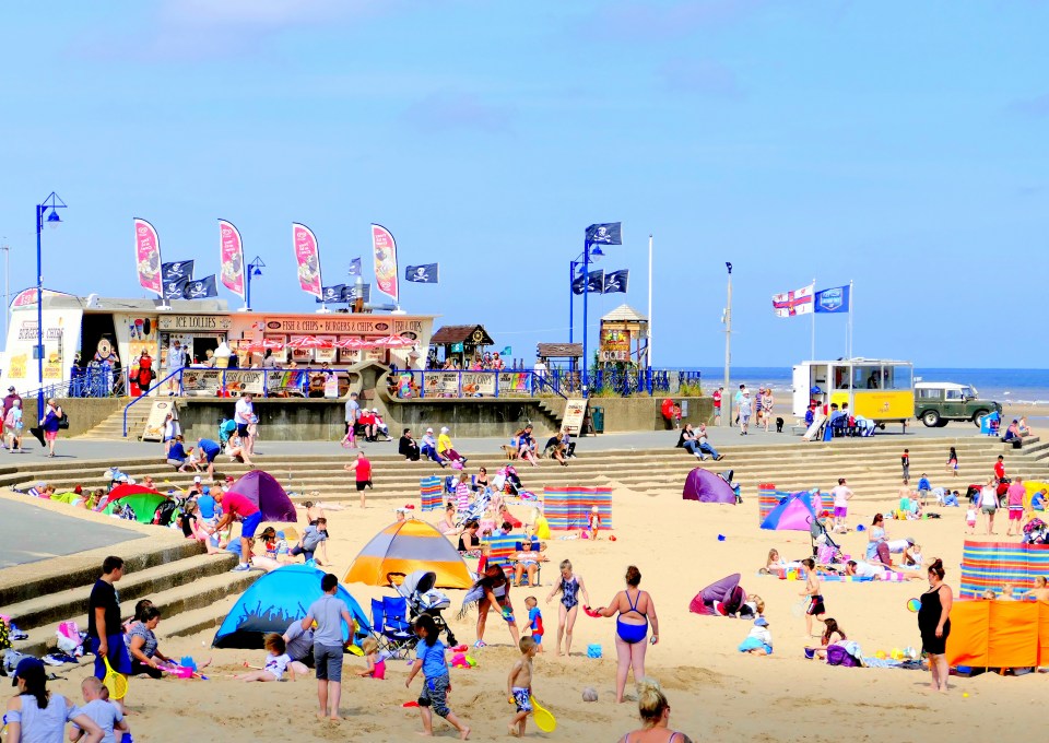 The town's Blue Flag award beach is one of its biggest assets