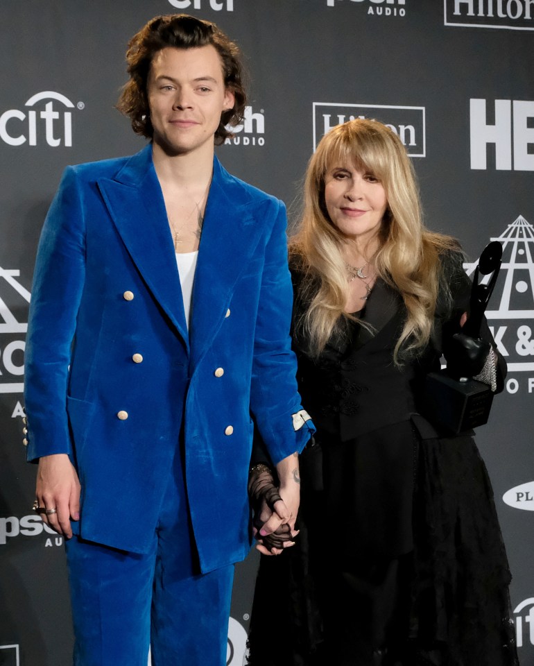 Harry reunited with his performing pal Stevie Nicks as a surprise to fans