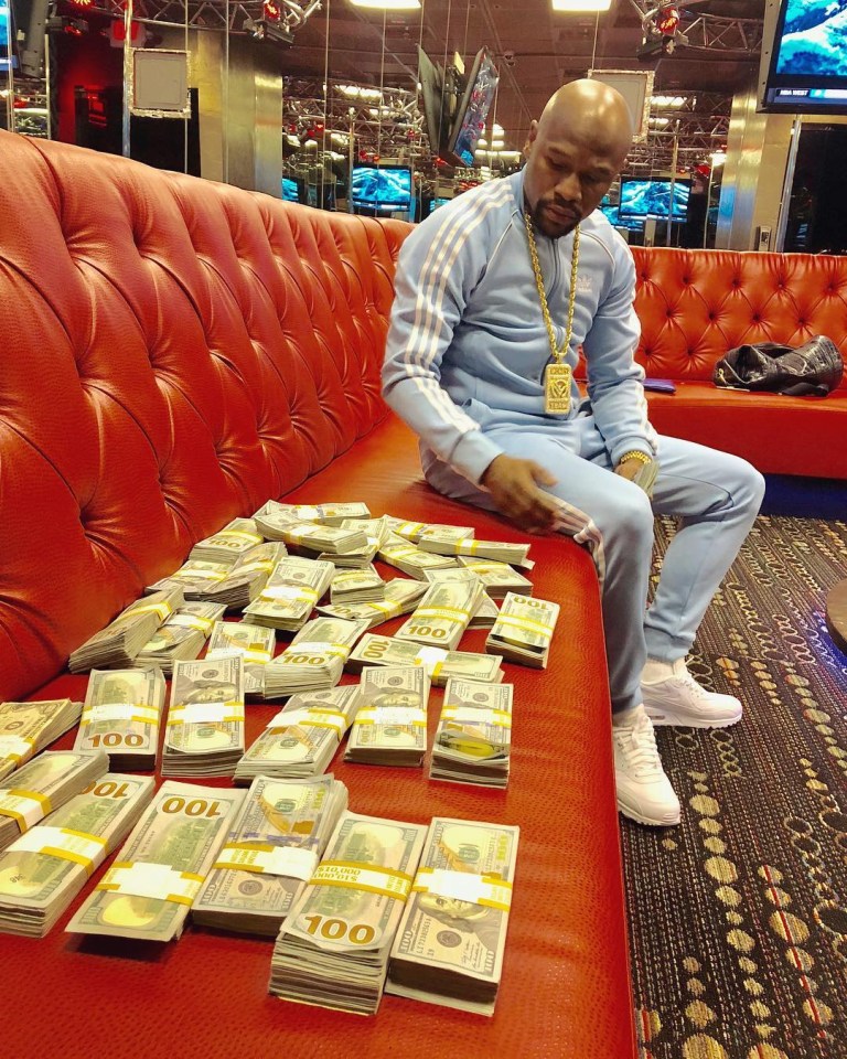 Mayweather is the richest prizefighter of all time