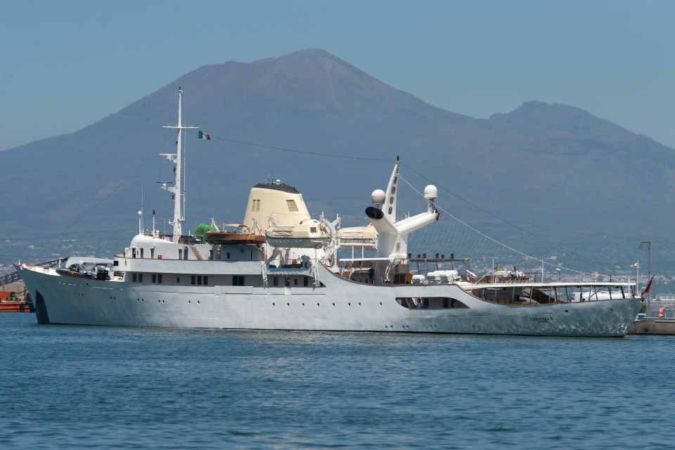 The Christina O superyacht is up for sale for £76million