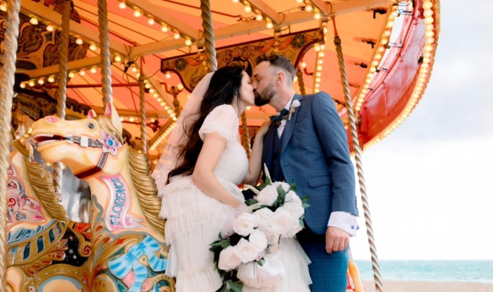 The couple had their nuptials in Brighton