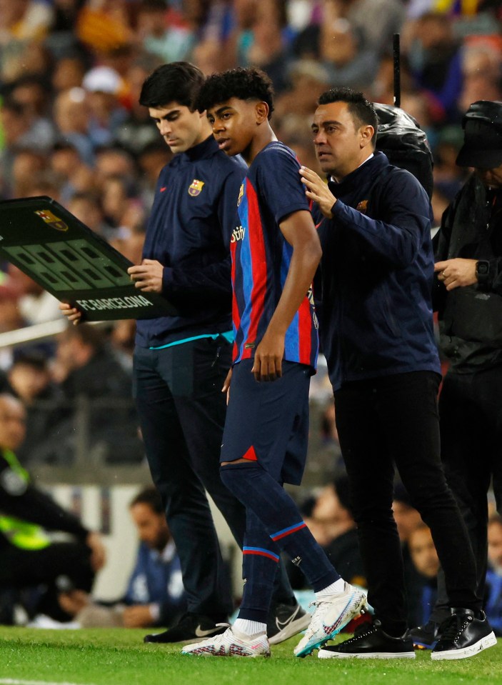 Ex-Barcelona coach Xavi gave Yamal his LaLiga debut last year