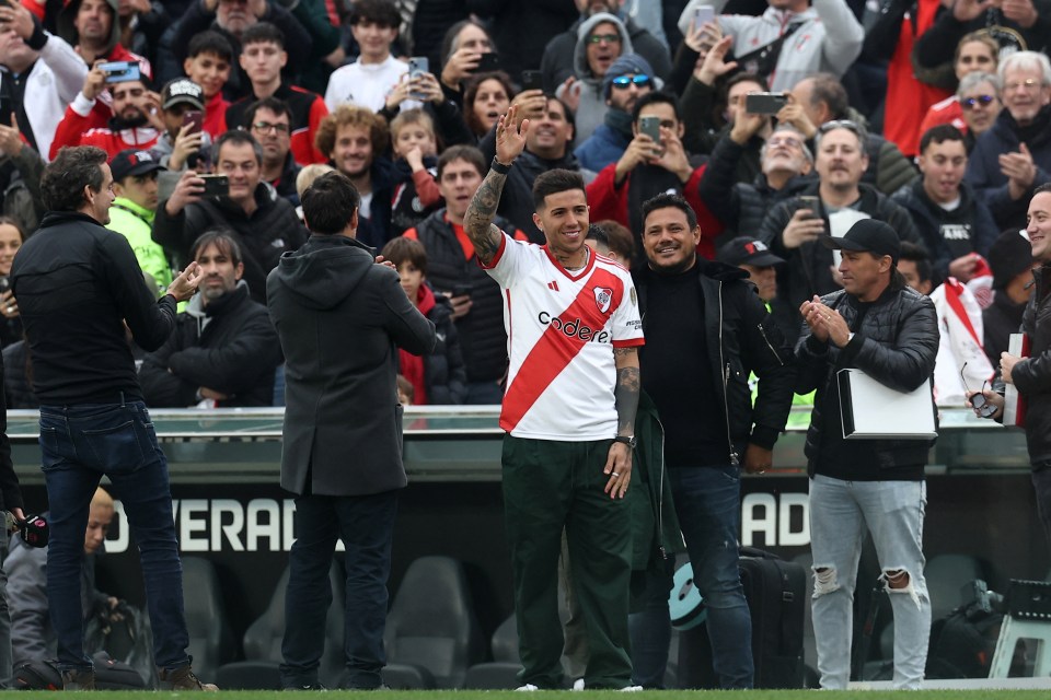 Enzo Fernandez is in Argentina