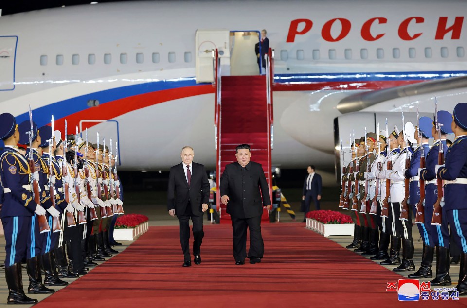 North Korea’s leader Kim Jong Un rolled out the red carpet for Vladimir Putin's first visit in 24 years