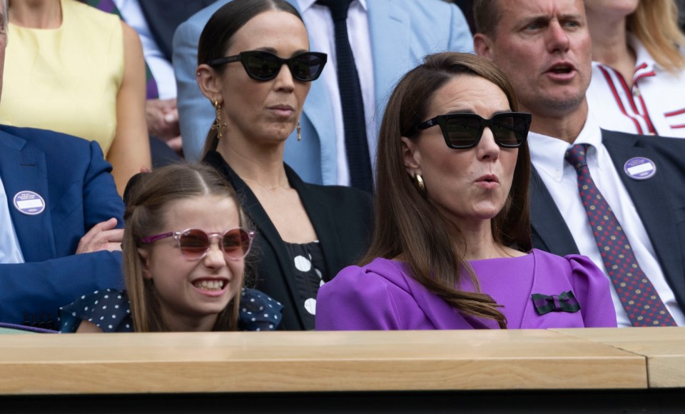 Princess Charlotte and Princess Kate enjoyed their day out watching the world-class tennis