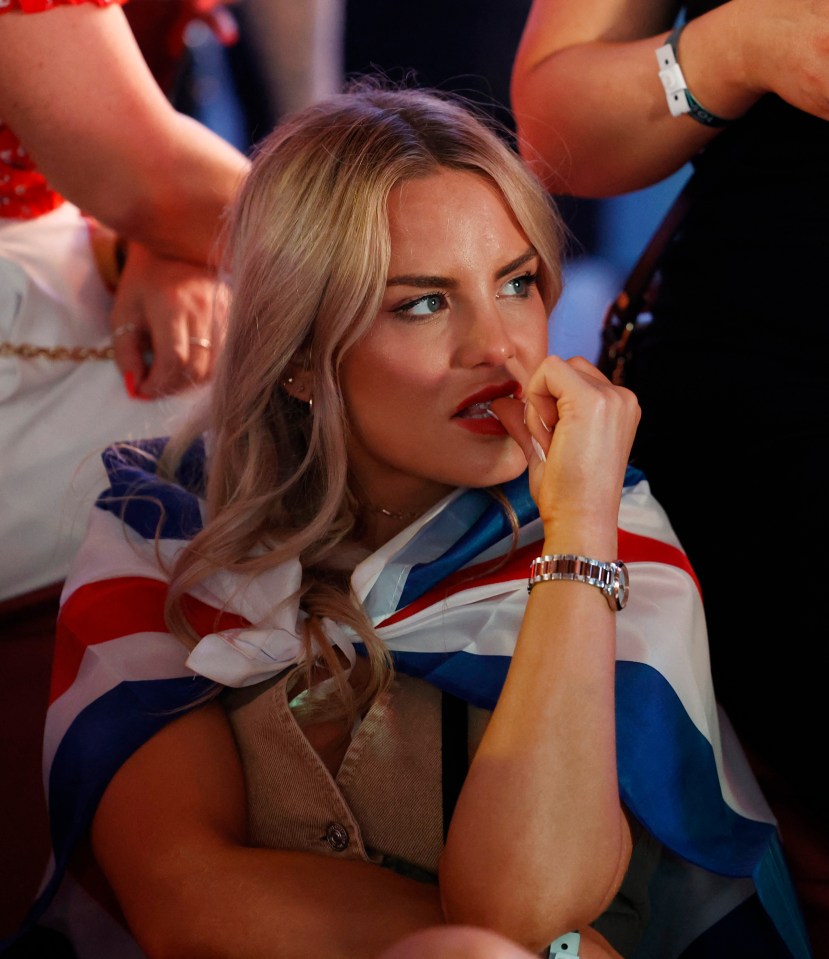 An England fan is left speechless in Benidorm