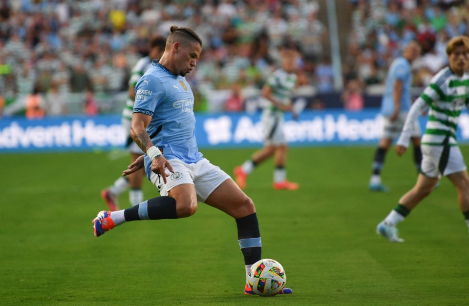 Phillips played in Manchester City's friendly loss to Celtic on Tuesday