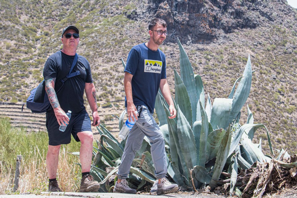 Jay's dad Warren and brother Zak search the area most days