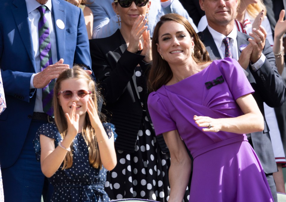 Princess Charlotte was spotted at the Wimbledon Men's Final wearing a friendship bracelet