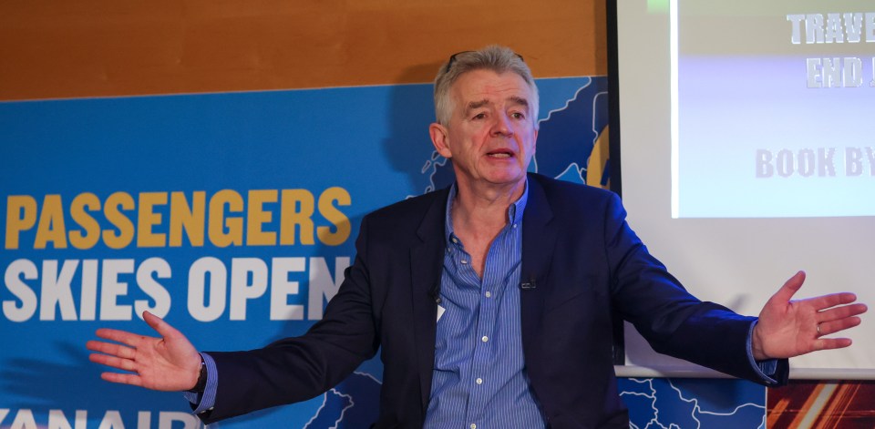 Ryanair boss Michael O' Leary has labelled the problems 'unacceptable'