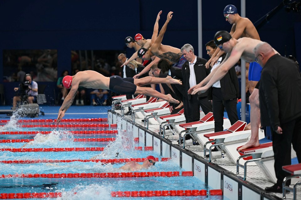 Team GB crushed the USA easing home 1.35 seconds clear with Australia in bronze