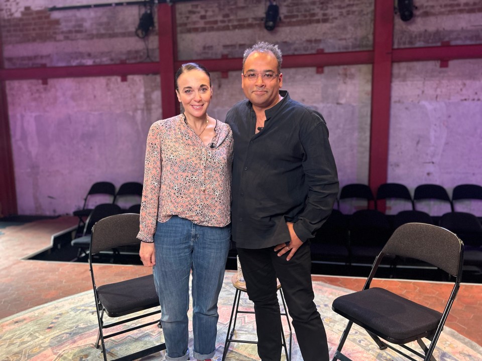 Amanda was interviewed by Krishnan, who appeared alongside her on the 2023 Strictly line-up