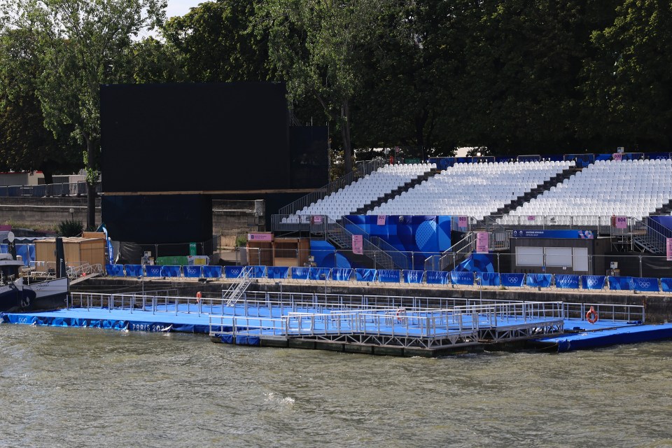 Paris 2024 organisers have cancelled the triathlon training session again